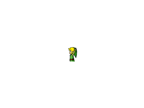 Link spins while I play unfitting music