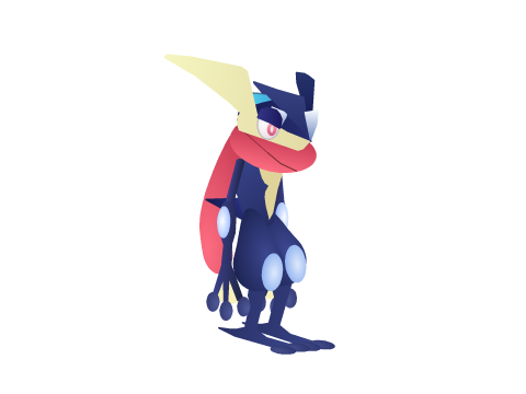 remade Greninja Sprite