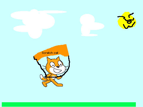 Scratch Cat Goes Gliding!