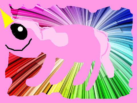 Pink Fluffy Unicorns Dancing On Rainbows