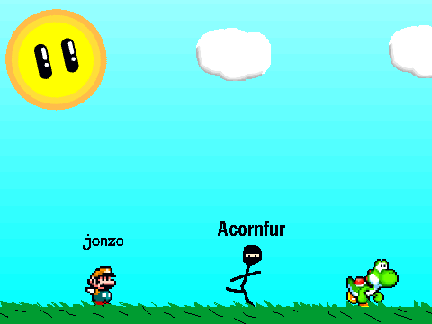 Add Yourself Chasing Yoshi!