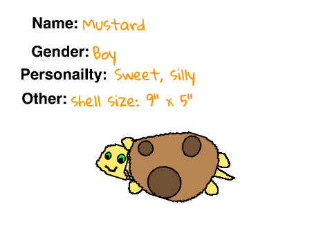 Turtle Template: Mustard