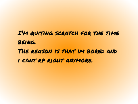 Just to let you know....