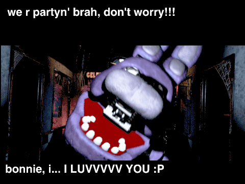 fnaf bonnie=cutest character there is in fnaf