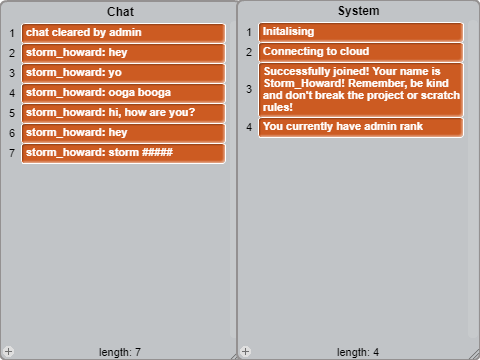 Whitelist cloud chat