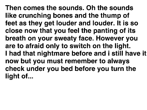 my story entry