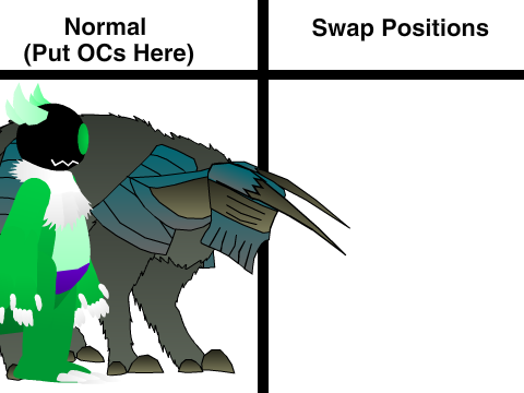 Give me two or more OCs, And I will swap there positions remix