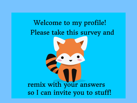 Welcome to my profile! remix