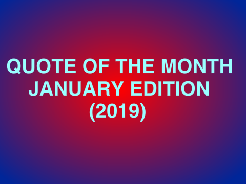 QOTM: January Edition (2019)