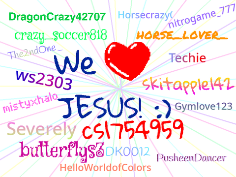 ✝ Sign your name if you love Jesus ✝ remix
