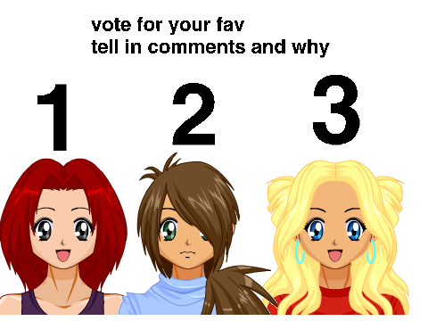 vote for you fav drawn by me anime person