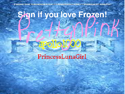 Sign If You Love Frozen! remix remix