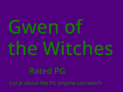 Gwen of the Witches trailer