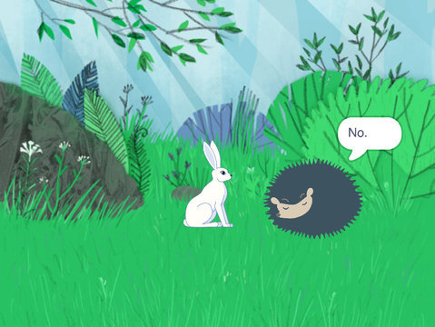 Will the hedgehog share the hedge?