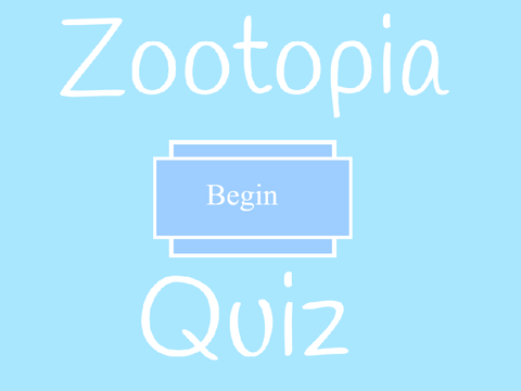Zootopia Character Quiz!