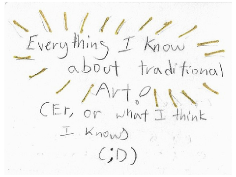 everything i know about traditional art!