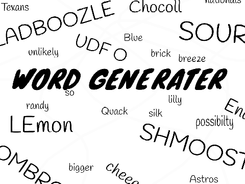Word Generater