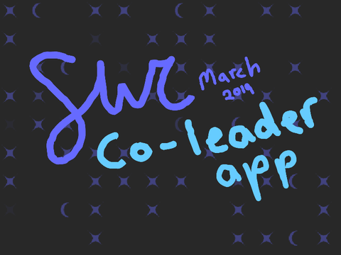 SWC Co-Leader App - March 2019