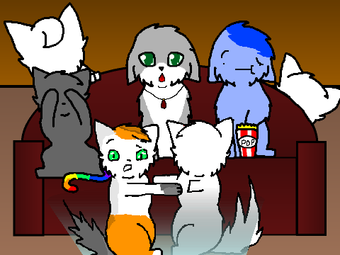  Add Yourself Watching a Horror Movie 