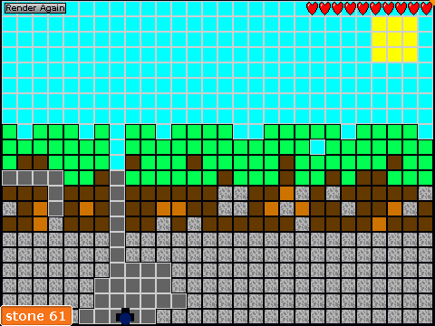 2D Random Minecraft World Generator v0.9