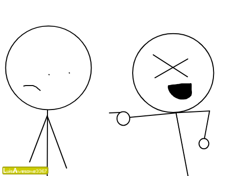 Add yourself denying the fact that this stickmen is a chair! (Wut?)