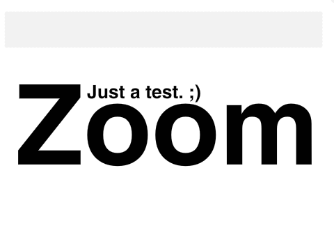 Zoom (scan test)