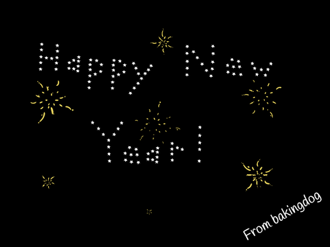 Happy New Year Fireworks