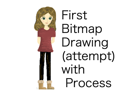 1st bitmap attempt and drawing process