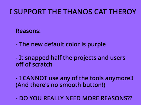 Thanos Cat Theory: The New Scratch Cat