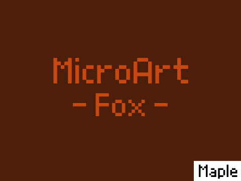 MicroArt - Fox  