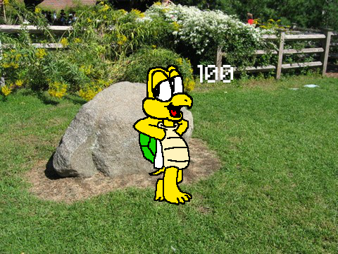 blah blah little yellow turtle guy from mario