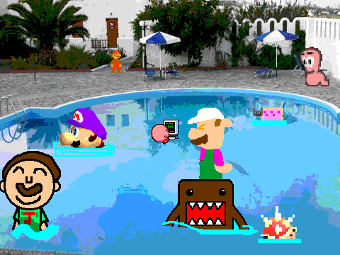 I got bored so I made this pool party thingy