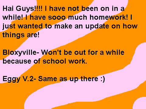 UPDATES!!!