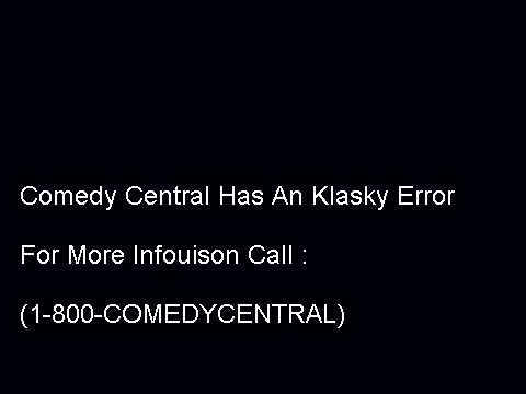 Klasky Csupo Robot logo 4000 Comedy Central Error