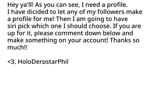 Profile Pic Contest!!!!