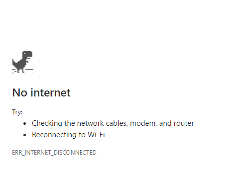 No internet (unfinished)