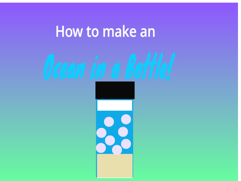 How to make an ocean in a bottle