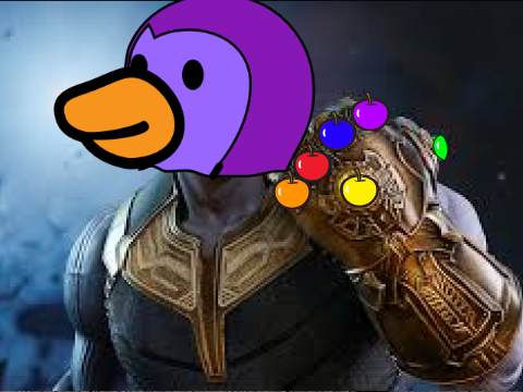 Apple Penguins in Space infinity war