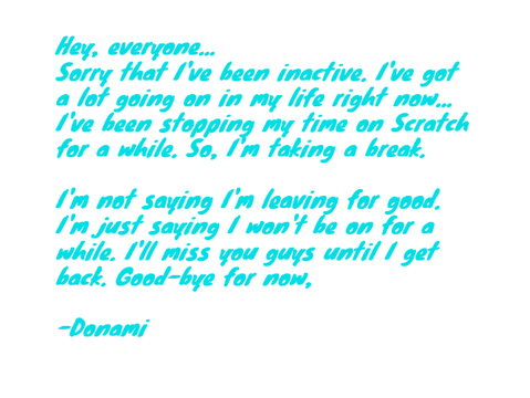 A Message From Donami