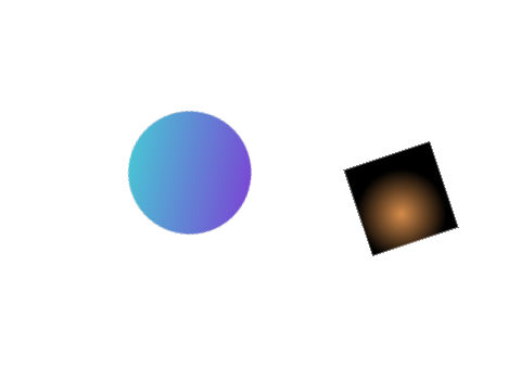 Orange Square Purple Circle