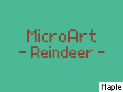 MicroArt - Reindeer