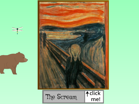 Interactive Art Starter Project - The Scream remix