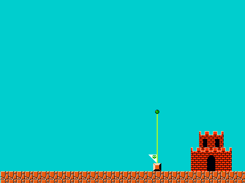Mario Flagpole Test