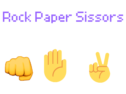 Rock Paper Sissors