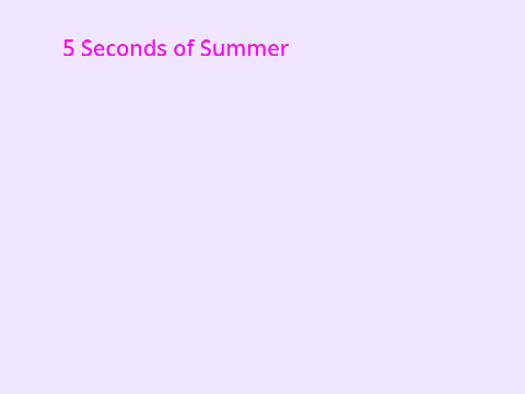 5 Second of Summer Song Collection
