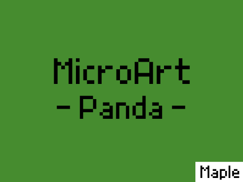 MicroArt - Panda