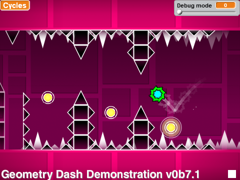 Kouzone's Geometry Dash Demonstration v0b7.1