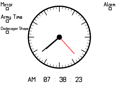 Pen Clock