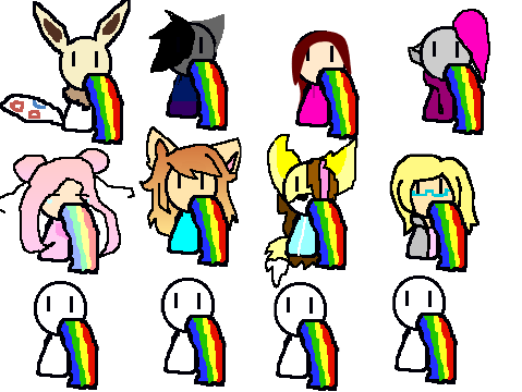 ADD YOURSELF BARFING RAINBOWS (REAmIXIE) 