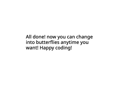 How to make your sprite change shape